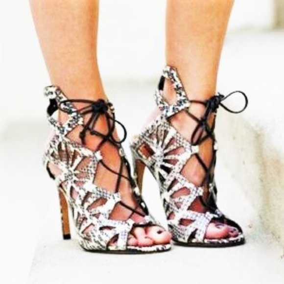 Dolce Vita Shoes - DOLCE VITA "Helena" Python Stiletto Heels
